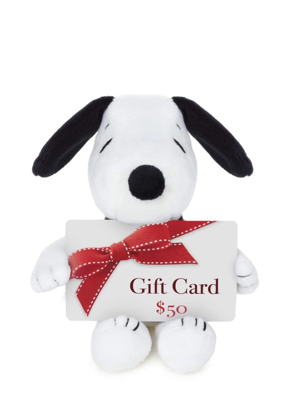 Hallmark Peanuts Snoopy Plush Dog, Small 6-14 in, White/Black, 2023